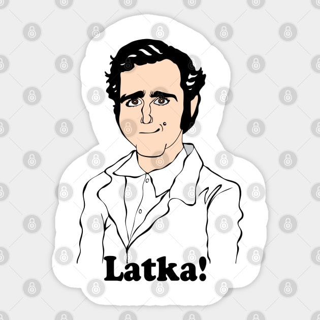 ANDY KAUFMAN FAN ART!! Sticker by cartoonistguy